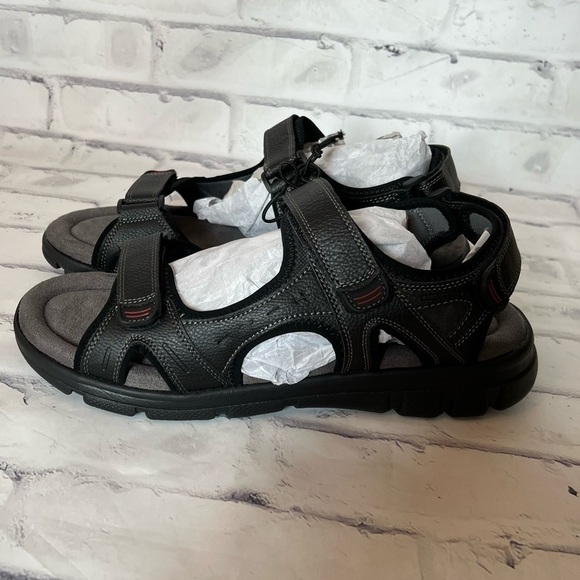 NWT Weatherproof Cameron adjustable black walking sport sandals size 13 main image 6